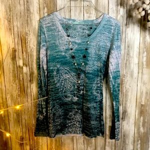 MAURICES turquoise shirt